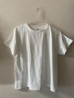 【新品】CLOSSHI 半袖 クルーネック Tシャツ ホワイト 白　M ゆったりのサムネイル