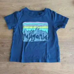 Patagonia ネイビー Tシャツ 12-18M