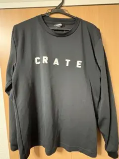 【希少】CRATE ロンT ブラック シンプルデザイン ストリート