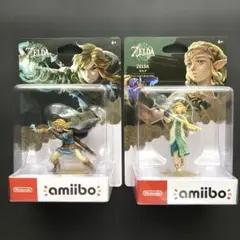 amiibo ゼルダの伝説 ティアーズオブザキングダム リンク ゼルダ姫 セットのサムネイル