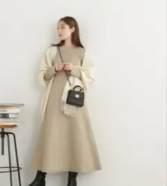 2WAY】スーペリアファインウールモッサ ノーカラーコート any sis