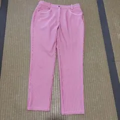 adabat ストライプ柄 スラックス 38