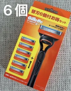 ○48444 Gillette フュージョン 5+1 ホルダー&替刃6+1個付 - メルカリ
