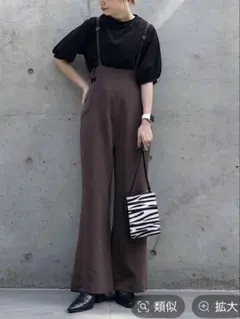 値下げ♡JEANASiS サイドオープンキャミサロペ