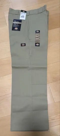 【未使用】Dickies ダブルニー 32 × 30 カーキ