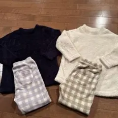 UNIQLOフリースパジャマ110セット