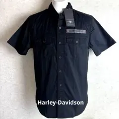 【新品】Harley-Davidson スカルデザインシャツ　Blackのサムネイル