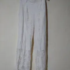 archives レース ホワイトパンツ