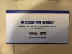 セントラルスポーツ株主優待券 6枚のサムネイル