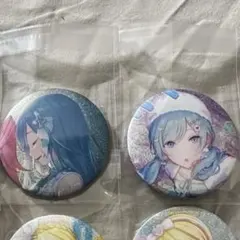 プロセカ グリッター缶バッジ 桐谷遥 桃井愛莉 日野森雫 鏡音リン