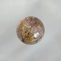 希少 イエロー スーパーセブン 粒売り 467y 天然石 6.8mm 高品質