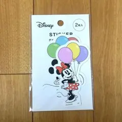 Disney ミッキー・ミニー ステッカー 2枚入り