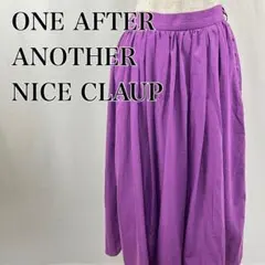 ナイスクラップ　ウエストゴム　ロングギャザースカート　フレアスカート 4095