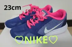 【NIKE】レボリューション3♡スニーカー♡23cmピンク・ネイビー