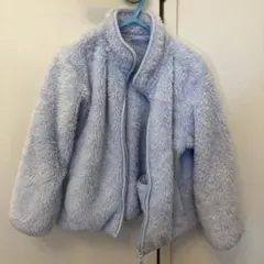 UNIQLO フリースジャケット 110 ライトブルー
