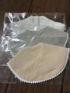 スタイよだれかけベビースタイ　シンプル韓国子供服お洒落3枚セット