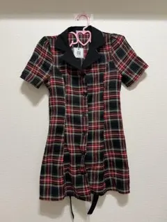新品タグ付 TITTY&CO. チェックワンピースのサムネイル