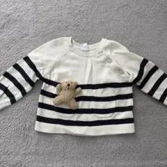baby GAP ストライプニットセーター 6-12ヶ月