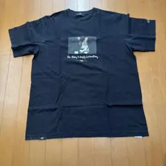 m/o 猫プリント Tシャツ ブラック