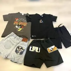 ミッキー　Tシャツ&半ズボン　まとめ売り 100〜110