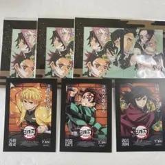 映画 鬼滅の刃 無限城編 入場特典 カード アートスタンド.ポストカード3セット