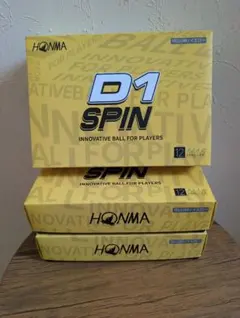 新品 未使用 ホンマゴルフ D1 SPIN イエロー 3ダースのサムネイル
