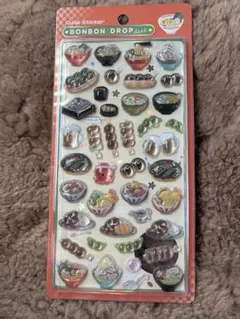 日本食　ボンボンドロップシール　和柄