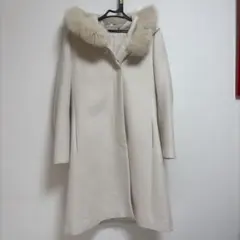 ロングコート　ホワイト