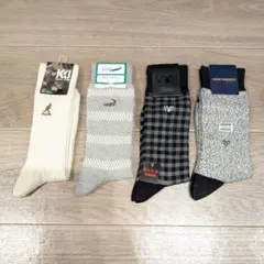 【新品未使用】メンズ 靴下 ソックス まとめ売り 4点セット