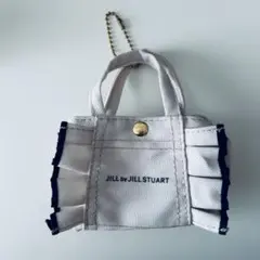 ジルスチュアート ミニフリルトートバッグ ホワイト