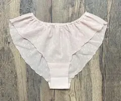 〘453〙ふんどしパンツ　ミストピンク×立体ドット