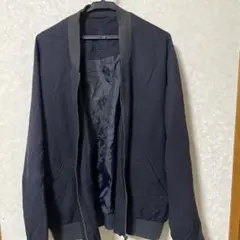 B.S.M. ネイビー ジップアップジャケット