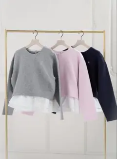 新品:her lip to summer Tweed Peplum Top - メルカリ