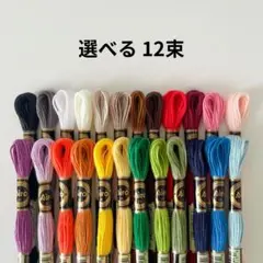 刺繍糸 25番 まとめ売り ハンドメイド 選べる 12束