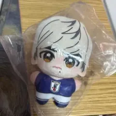 サッカー日本代表　一番くじ　C賞ぬいぐるみ　伊東純也　マスコット　おまけ付きのサムネイル