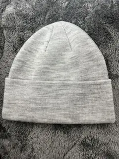 ニット帽　グレー　H&M
