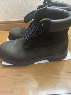 27cm ティンバーランド ブラックヌバックプレミアムブーツウィート 黒