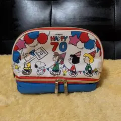 PEANUT　スヌーピー　2段ポーチ　70周年
