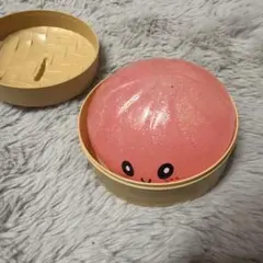せいろ入り 肉まん スクイーズ　ピンク