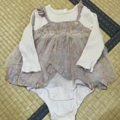 ロンパース・カバーオール 80cm 花柄