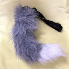 獣　しっぽ　コスプレ　尻尾　グレー　灰色