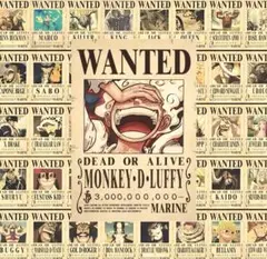 50枚セット　ワンピース　手配書　シールステッカー ニカ ルフィ パンクハザード