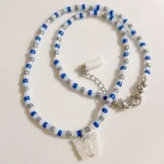 no.182／a'moureve ビーズネックレス　ハンドメイド