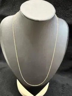 K18PG　アズキチェーン　0.18mm　45cm　【送料込】