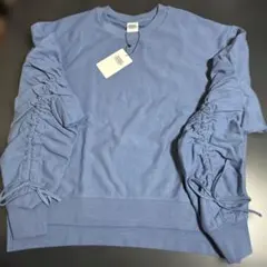 RODEO CROWNS 袖シャーリングデザイントレーナー