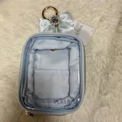 Maison de FLEUR 水色リボンポーチ　ぬいぐるみ　推し活
