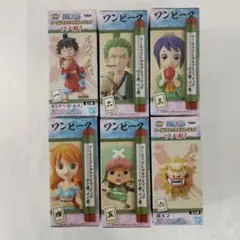全6種セット 「ワンピース」 ワールドコレクタブルフィギュア -ワノ国1-