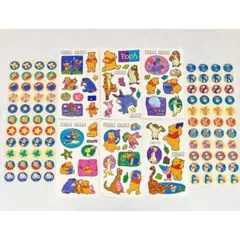 ディズニー Pooh プーさん ピグレット ステッカー ヴィンテージ シール