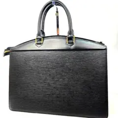 ルイヴィトン リヴィエラ エピ ノワール ハンドバッグ 自立 レザー LV