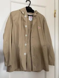 DANTON フード付きベージュジャケット Sサイズ